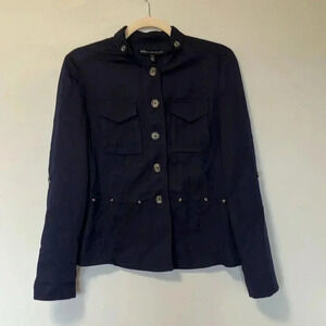 White House  Black Market navy lightweight jacket